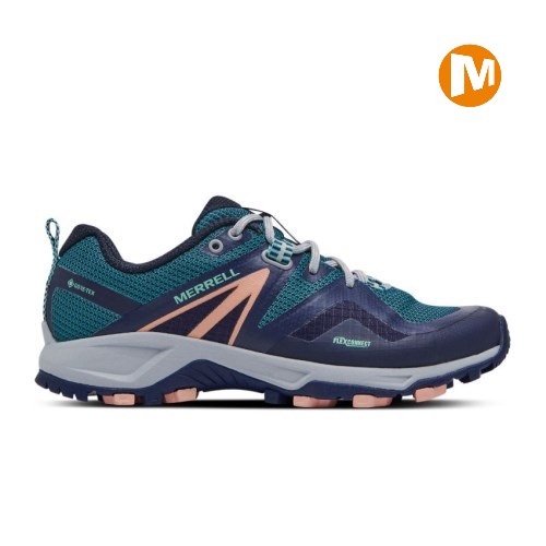 Merrell MQM Flex 2 GORE-TEX Wanderschuhe Damen Türkis/Navy [DE-THWKX]